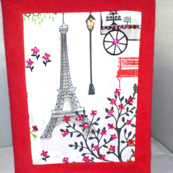 Oiu! Paris Red Eiffel Tower Journal - Picture 1 of 4